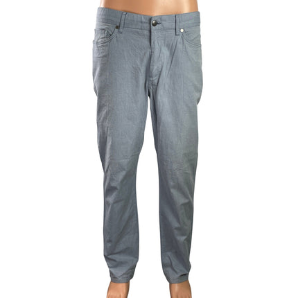 Peter Millar Men's Gray Straight Leg Mid Rise Career Trousers Pants Size 36