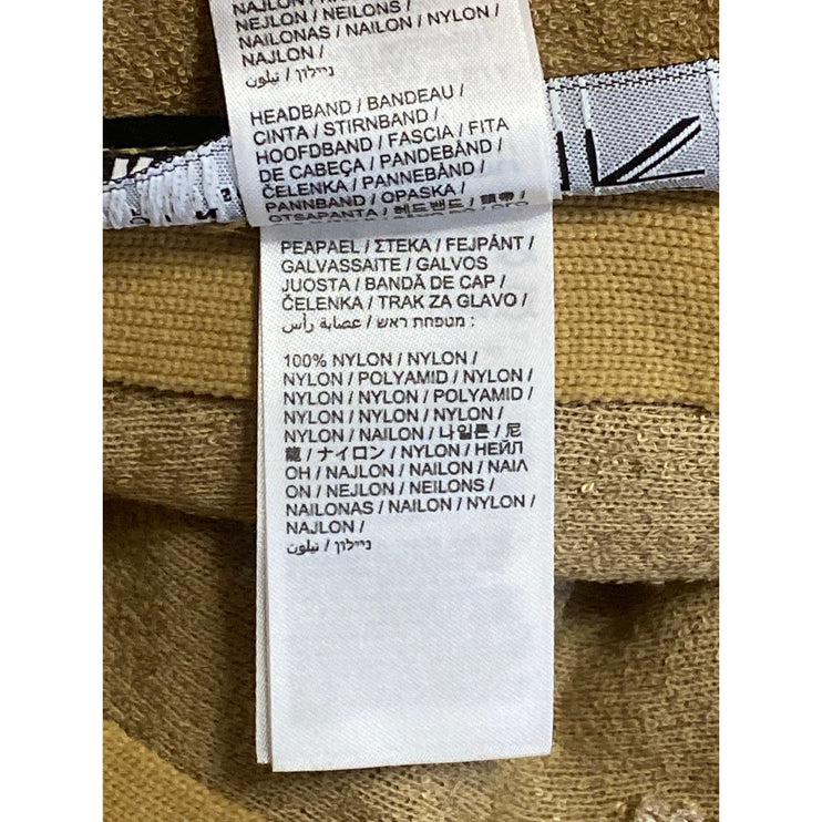 Kangol Bermuda Unisex Oat Beige Faux Suede Logo Round Casual Bucket Cap Hat Sz L