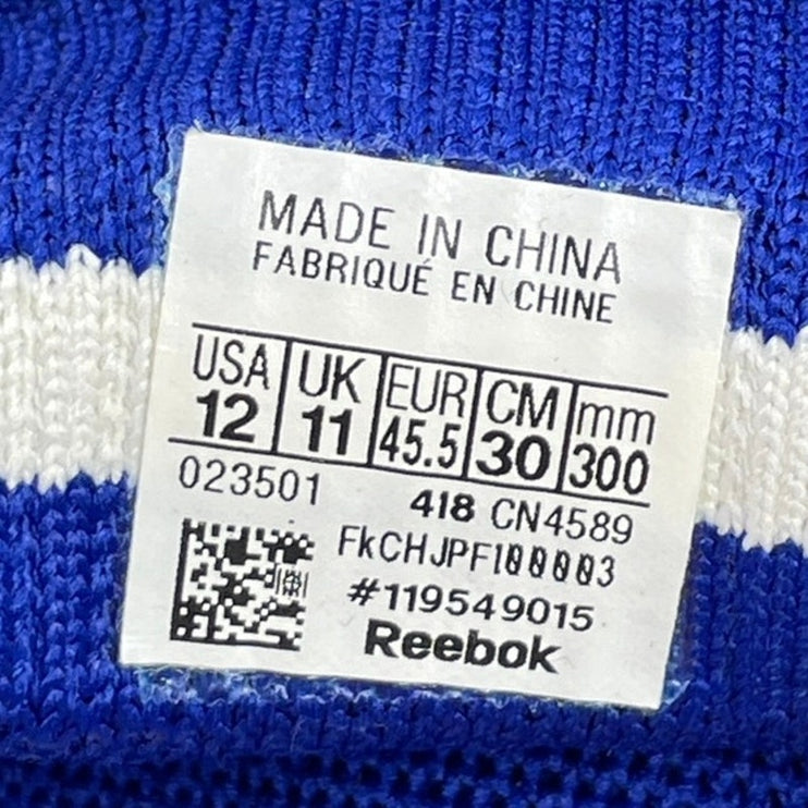 Reebook Sock Run Blue Move Men's Knit Sneaker Athletic Running Shoes Size 12