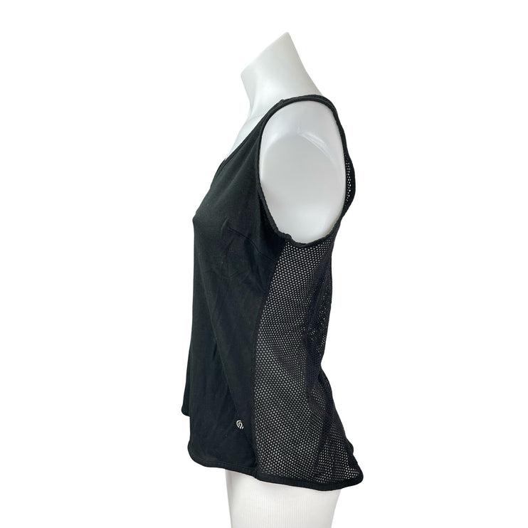 Champion Women's Black Mesh Back Yoga Workout Running Athletic Tank Top Size M
