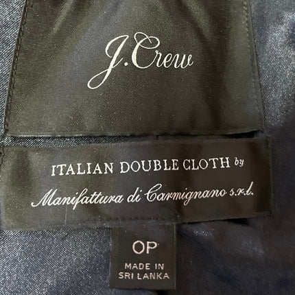 J.Crew Italian Double Cloth Brown Wool Button Down Jacket Pea Coat Over Coat 0