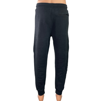 Sergio Tacchini Men's Black Drawstring Mid Rise Lounge Jogger Sweat Pants Size M
