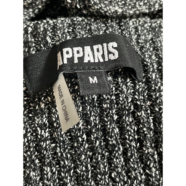 Apparis Women's Dark Gray Knit Cami Scoop Neck Tank Mini Bodycon Dress Size M