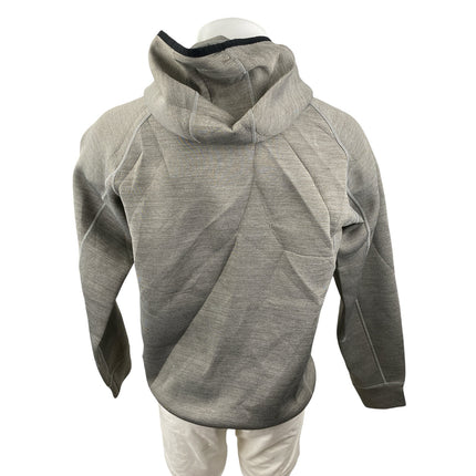 Uniqlo Men's Gray Beige Full Zip Long Sleeve Hooded Hoodie Coat Jacket Size M