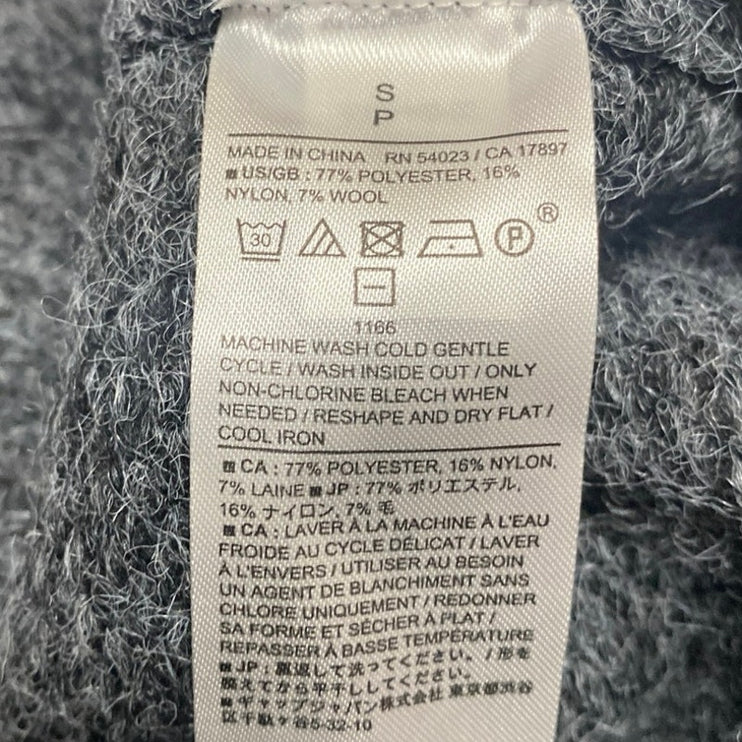 NEW Banana Republic Gray Wool Oversized Long Sleeve Open Cardigan Sweater Size S
