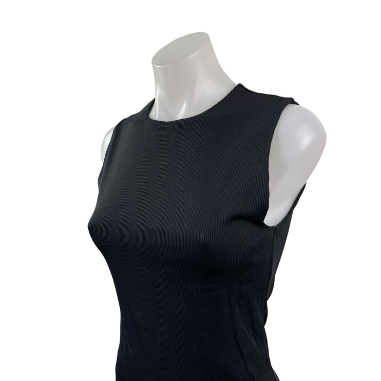 Abercrombie & Fitch Women's Black Crew Neck Sleeveless Cami Tank Bodysuit Top S