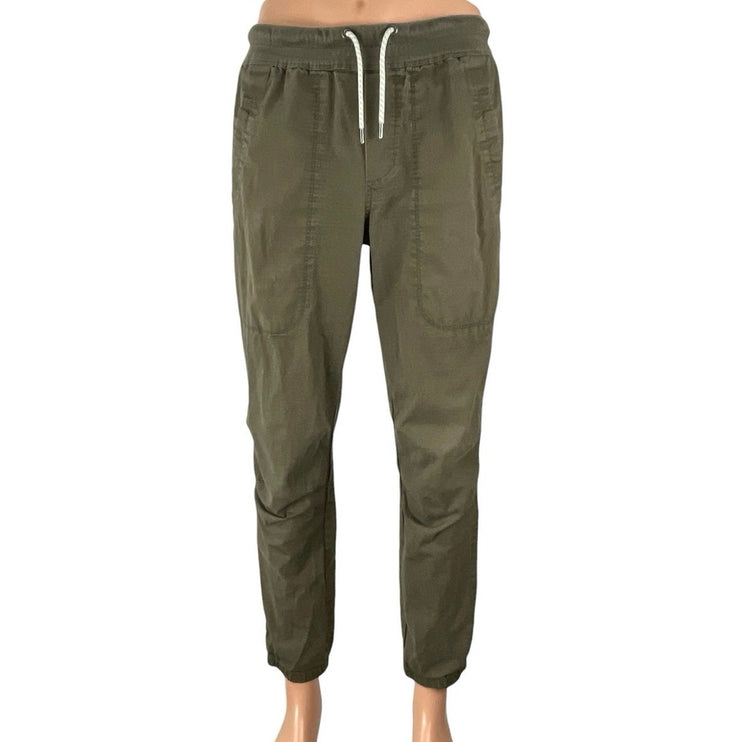 Vuori Ripstop Traveler Men's Green Drawstring Tapered Trousers Jogger Pants 32
