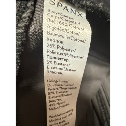Spanx Gray Houndstooth Checkered High Waist Skinny Trousers Jeans Pants Size S