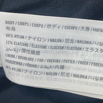 Abercrombie & Fitch Black Sleeveless Square Neck Tank Thong Bodysuit Top Size M