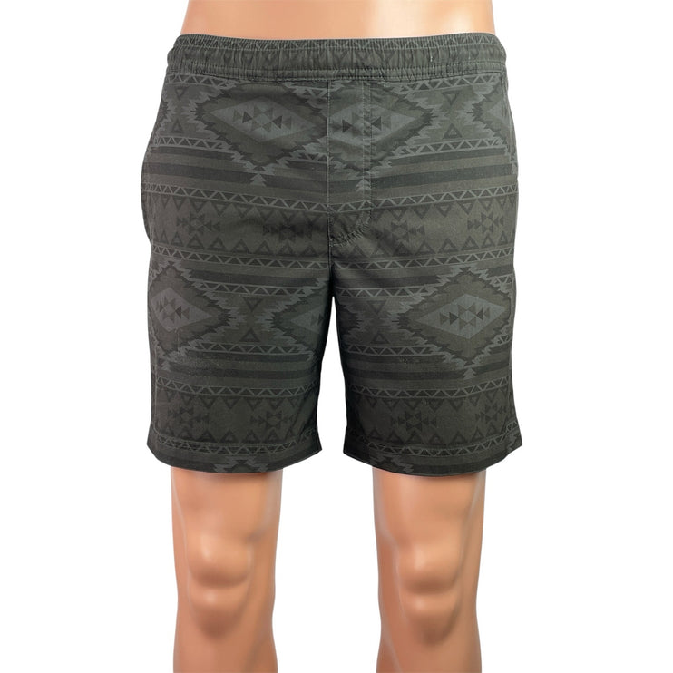 Chubbies The Quest Athlounger Mens Gray Geometric Aztec Print  Casual Shorts S