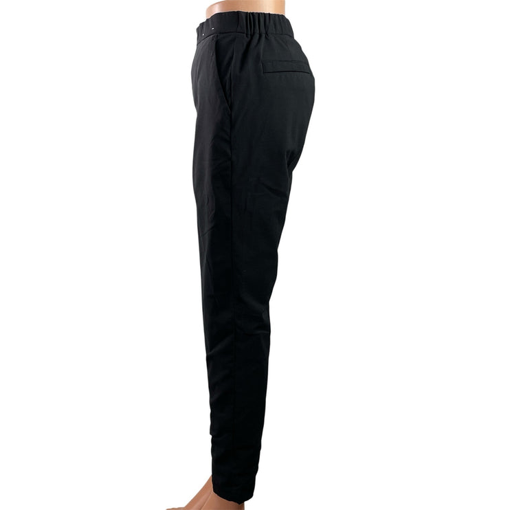 Uniqlo Windproof Warm Lined Women's Black Straight High Rise Trousers Pants M