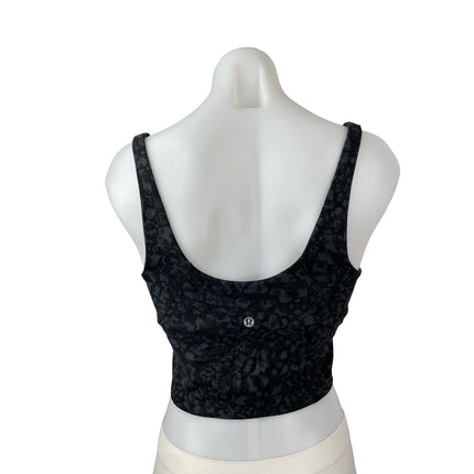 Lululemon Align Wild Thing Camo Deep Coal Multi Yoga Athletic Crop Tank Top M/L
