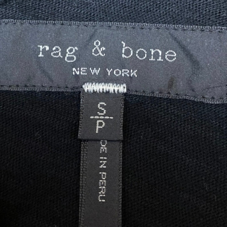 Rag & Bone Men's Black Logo Graphic Crew Short Sleeve T Shirt Tee Top Size S