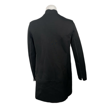 Elie Tahari Women's Black Long Sleeve Open Front Cardigan Blazer Coat Jacket XS