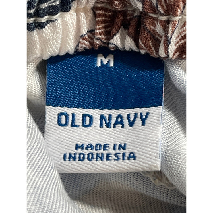 Old Navy Women's Multicolor Floral Scalloped High Rise Casual Summer Shorts Sz M