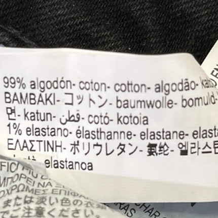 Zara Women's Black Mid Rise Relaxed Fit Stretch Casual Straight Denim Jeans Sz 6