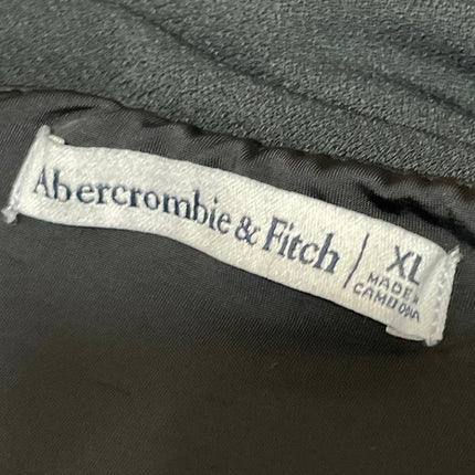 Abercrombie & Fitch Black Sleeveless Square Neck Crop Corset Crop Tank Top Sz XL