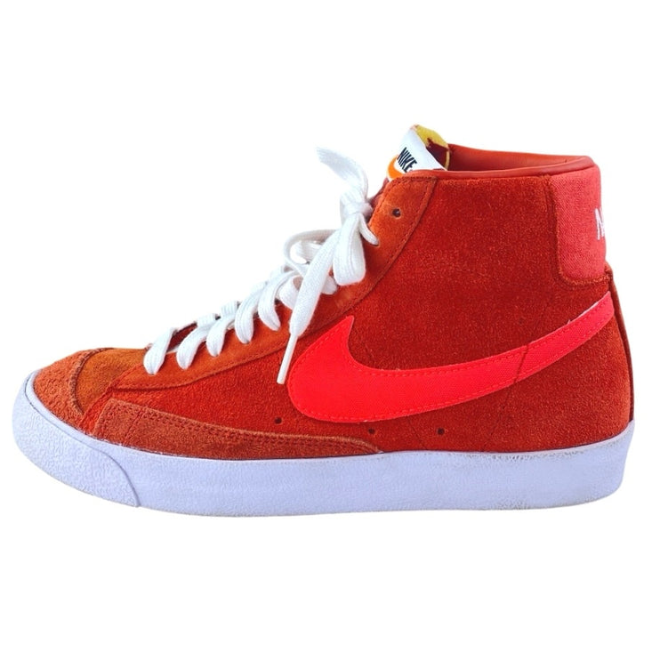 Nike Blazer Mid 77 Vintage Men's Orange Suede Leather Lace Up Sneakers Shoes 8