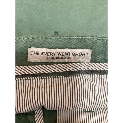 Goodfellow & CO Men's Green High Rise Slim Straight Chino Bermuda Shorts Size 32