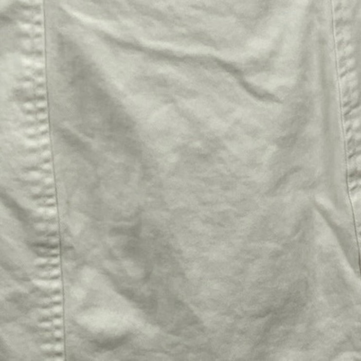 H&M White Sleeveless Square Neck Side Zip Cami Tank Mini Bodycon Dress Size M