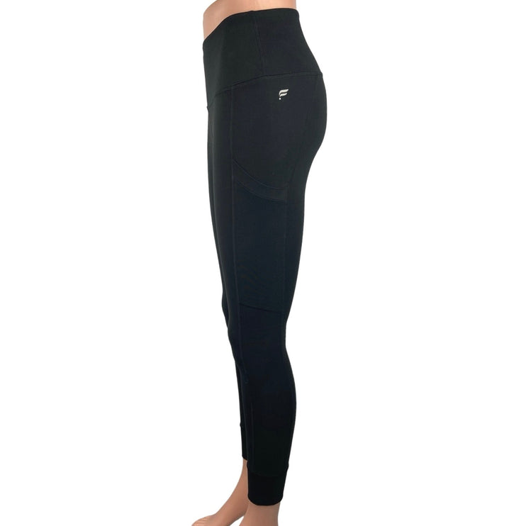 Fabletics Black Low Rise Skinny Leg Activewear Yoga Athletic Tight Leggings XS