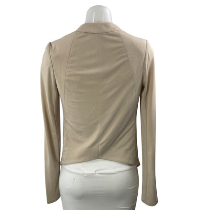 BCBGeneration Women's Beige Tan Long Sleeve Open Cardigan Sweater Top Size S