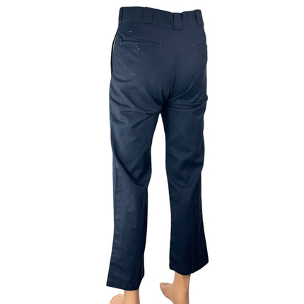 Dickies Men's Navy Blue High Rise Straight Chino Khaki Trousers Pants Size 30x30