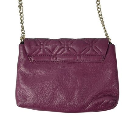 Kate Spade Astor Court Naomi Quilted Chain Purple Magenta Leather Crossbody Bag