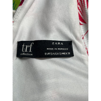 Zara Women's Multicolor Tropical Ruffle Flutter Sleeve Mini Jumpsuit Romper Sz S