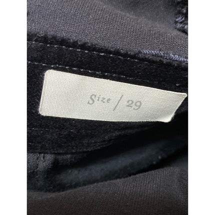 Pilcro and the Letterpress Black Velvet Velour Wide Leg Romper Jumpsuit Size 29