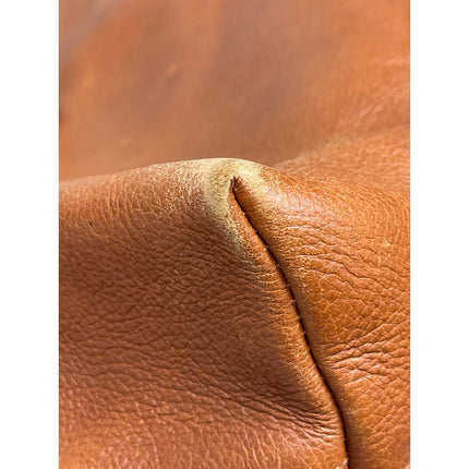 Madewell Women's Brown Vegan Leather Double Strap Travel Tote Hand Shoulder Bag