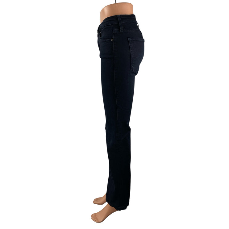 Adriano Goldschmied The Angel Black Mid Rise Flare Bootcut Denim Jeans Pants 26