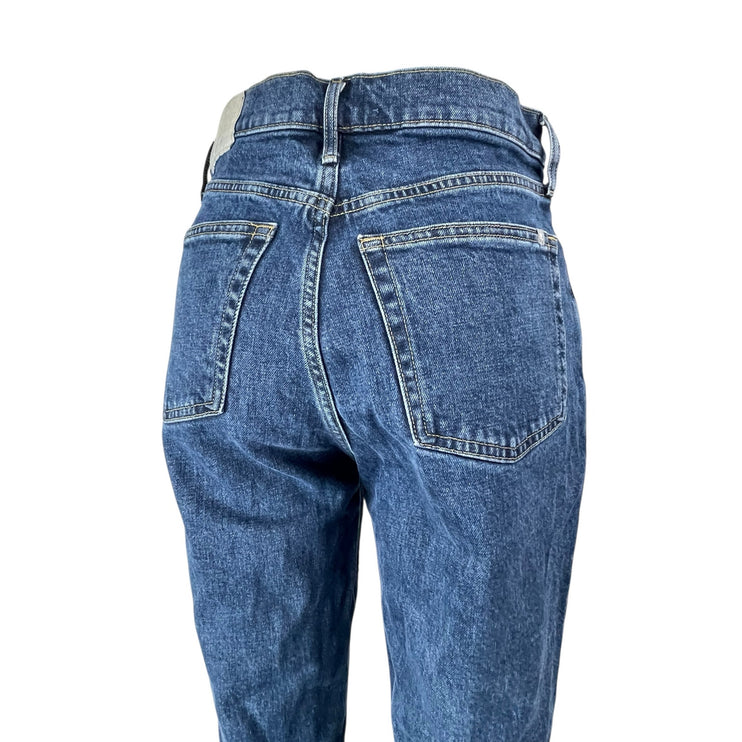 Everlane The Original Cheeky Blue High Waisted Skinny Leg Denim Jeans Pants 26