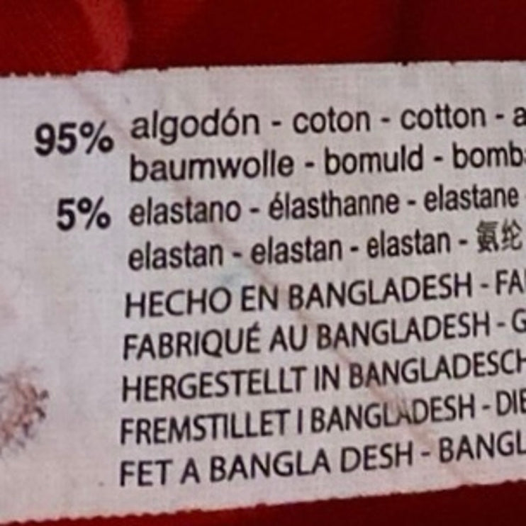 Zara Women's Red Knit Short Sleeve Crew Neck Casual Crop Tee T-Shirt Top Size S