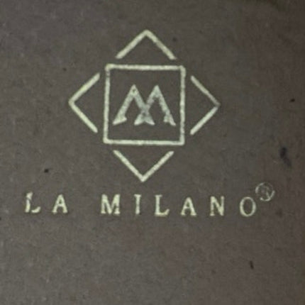 La Milano Alan Men's Black 100% Leather Lace Up Heel Combat Boots Size 10.5