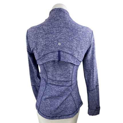 Lululemon Define Purple Mock Neck Long Sleeve Activewear Athletic Sweater Top 8