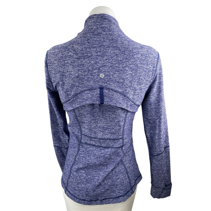 Lululemon Define Purple Mock Neck Long Sleeve Activewear Athletic Sweater Top 8