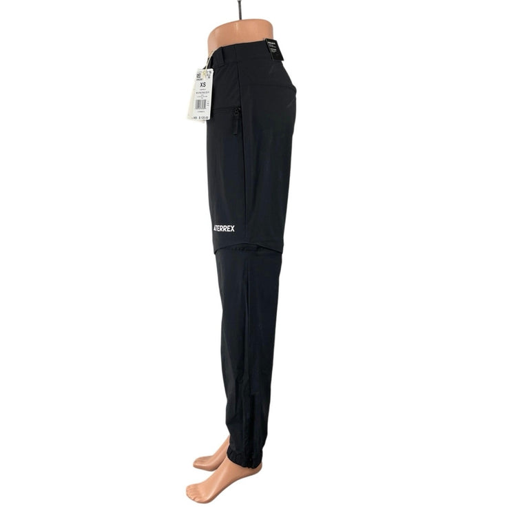 NEW Adidas Terrex Utilitas Hiking Zip Off Activewear Jogger Trousers Pants Sz XS