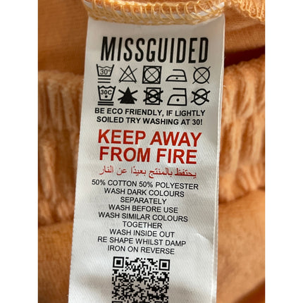 NEW Sean John x Missguided Womens Coral Velvet Velour Track Sweat Pants Size 8