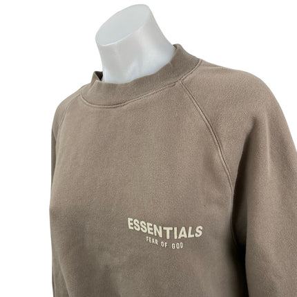 Essentials Women's Logo Graphic Mock Neck Long Sleeve Sweater Sweatshirt Top XS