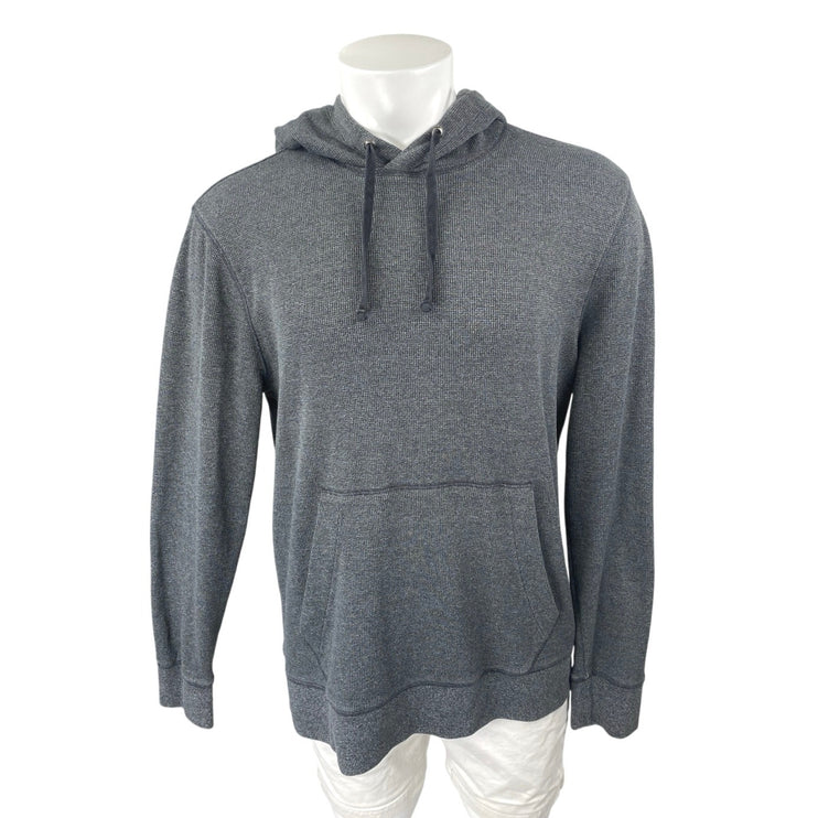 Banana Republic Mens Gray Long Sleeve Hooded Hoodie Sweatshirt Sweater Top XL