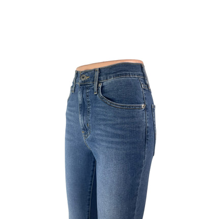 Levi's Mile High Super Skinny Women Blue Medium Wash Skinny Denim Jeans Size 27