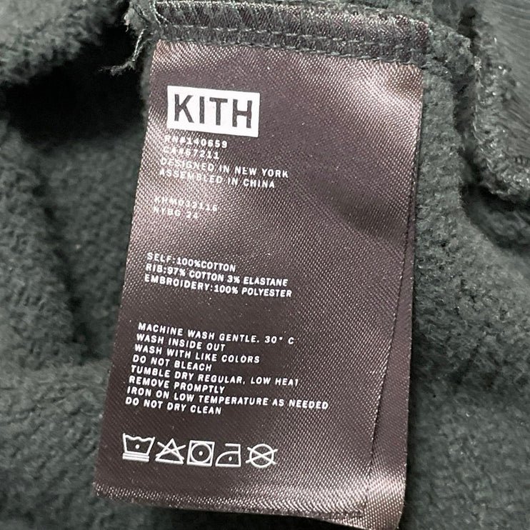 NYBG Kith Dark Green Long Sleeves Graphic Pullover Sweater Sweatshirt Top Size M