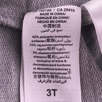 Lot of 2 Habitual Kids Girls Pink & Gray Bow Elastic Waist Mini Lounge Shorts 3T