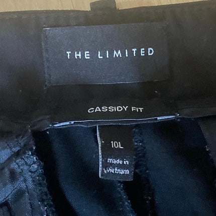 The Limited Women's Black High Rise Flare Bootcut Career Trousers Pants Size 10