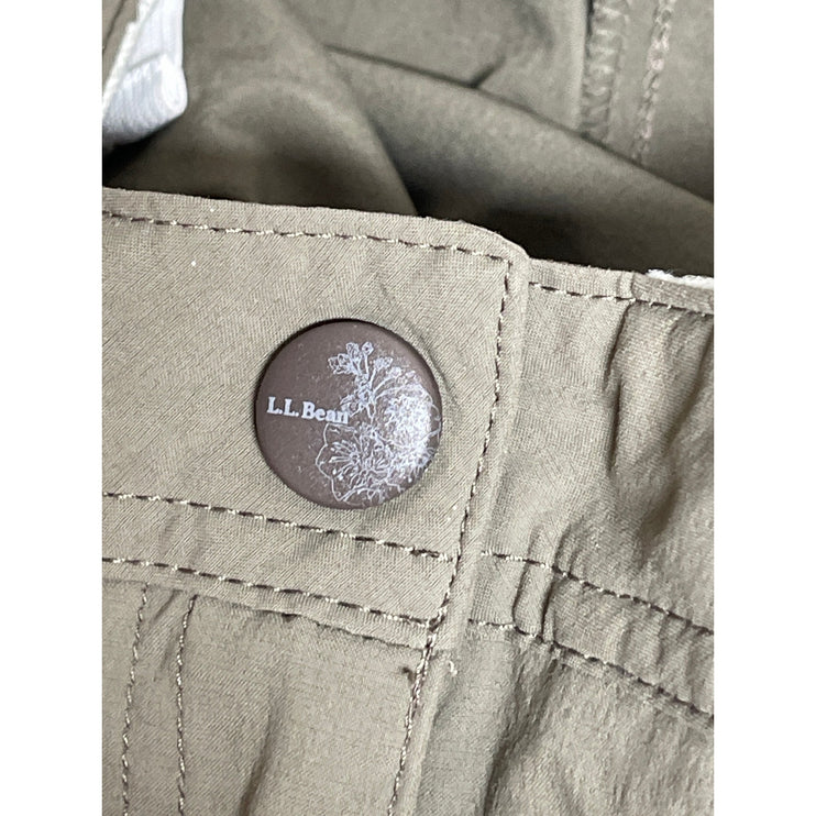 L.L.Bean Womens High Rise Mini Utility Athletic Activewear Hiking Skort Skirt 12