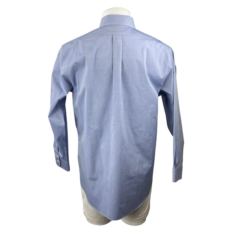 Brooks Brothers Regent Mens Blue Pocket Long Sleeve Button Up Dress Shirt Top 16