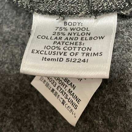 L.L. Bean x Todd Snyder Men's Gray Wool Button Down Shirt Jacket Shacket Size L
