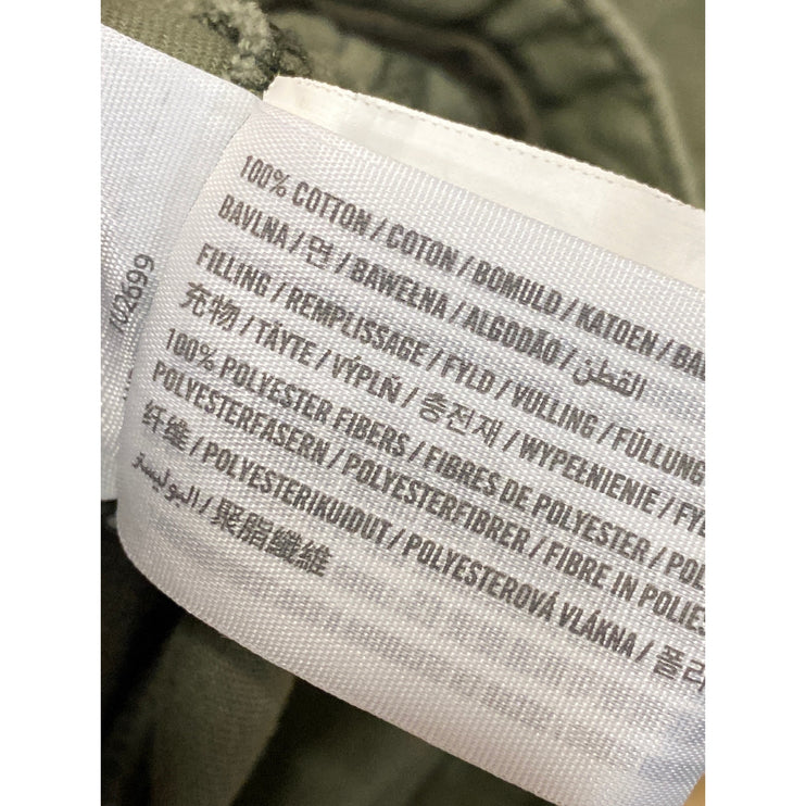 Abercrombie & Fitch Women's Green Long Sleeve Full Zip Utility Coat Jacket Sz M