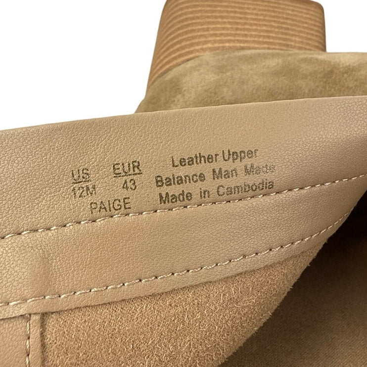 Sam Edelman Paige Women's Brown Suede Square Toe Zip Up Ankle Chelsea Boots 12